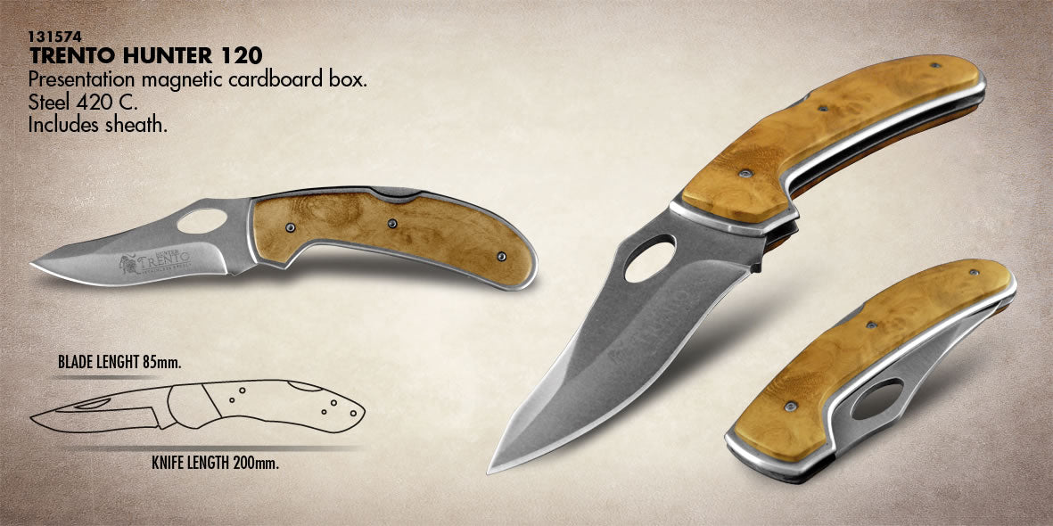 Trento Folding Knife Hunter 120 verpakking schade