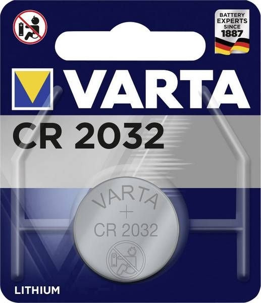 Batterij Varta CR2032 lithium 3 volt BP1